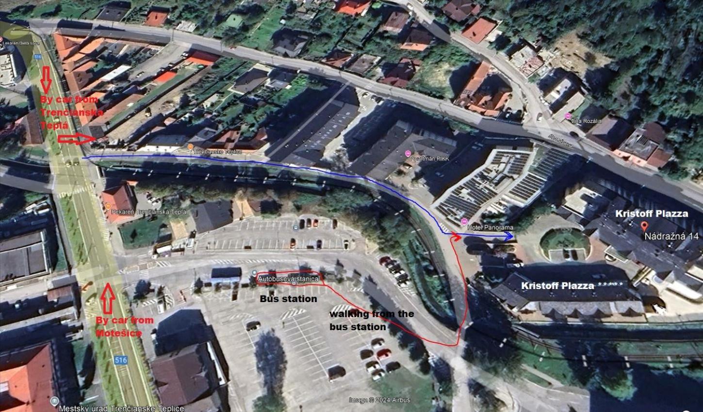 Апарт отель Kristoff Plaza Trencianske Teplice Тренчин Экстерьер фото